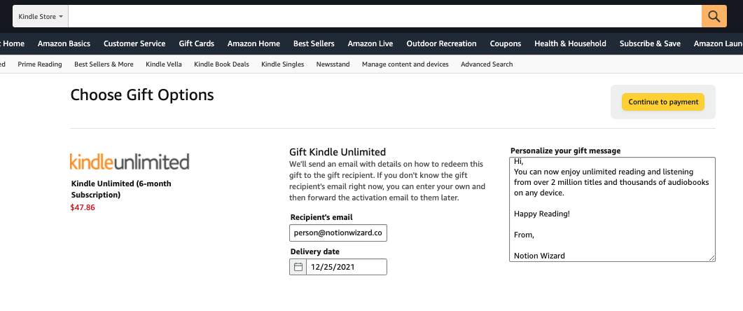 Gift Kindle Unlimited Subscription: The Ultimate Book-Lover's Surprise! [2023]